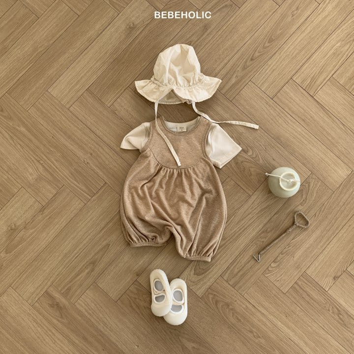 Bebe Holic - Korean Baby Fashion - #babyclothing - Linen Shirring Body Suit - 5
