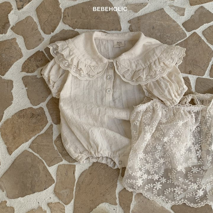 Bebe Holic - Korean Baby Fashion - #babyclothing - Yuki Frill BodY Suit - 7