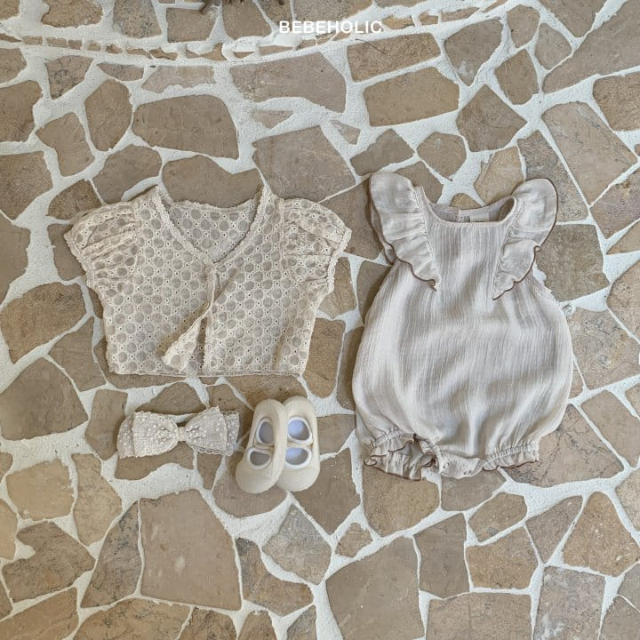 Bebe Holic - Korean Baby Fashion - #babyclothing - Lily Wing Body Suit - 5