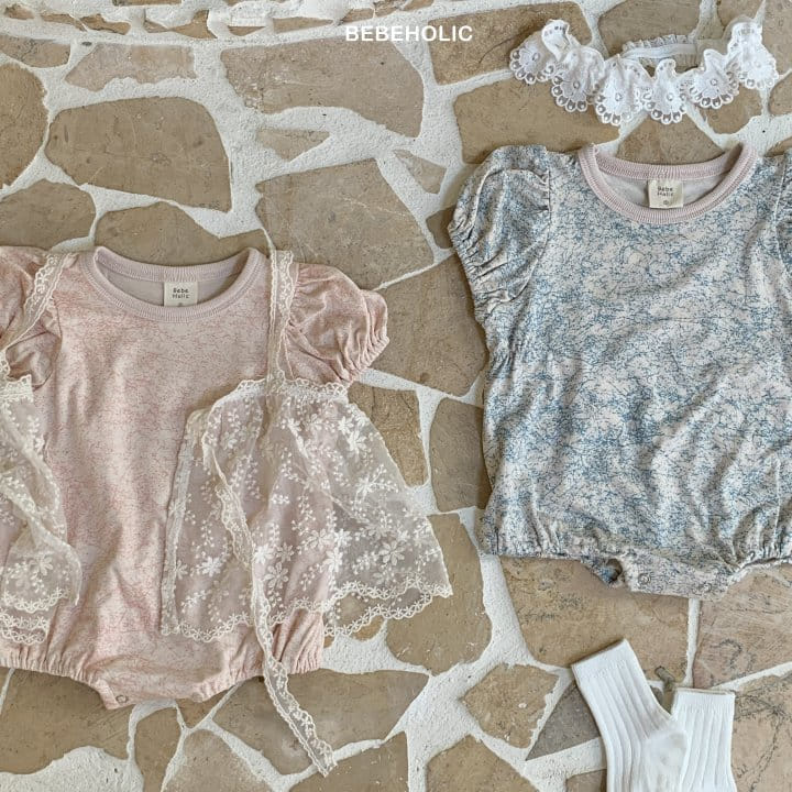 Bebe Holic - Korean Baby Fashion - #babyclothing - Flower Body Suit - 3