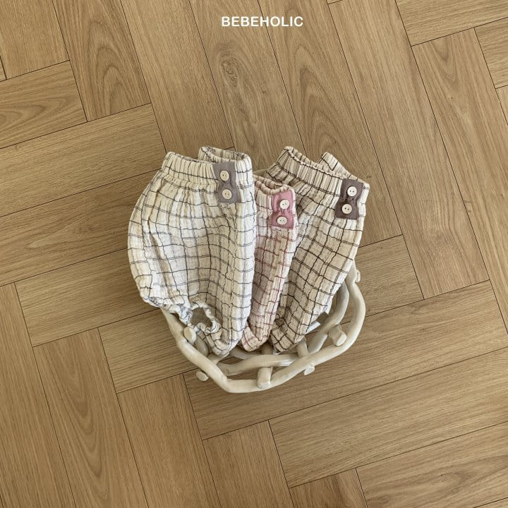 Bebe Holic - Korean Baby Fashion - #babyfashion - Double Check Bloomers - 11