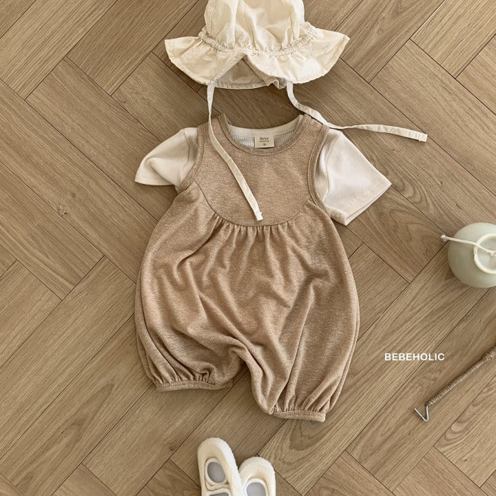 Bebe Holic - Korean Baby Fashion - #babyfashion - Linen Shirring Body Suit - 6