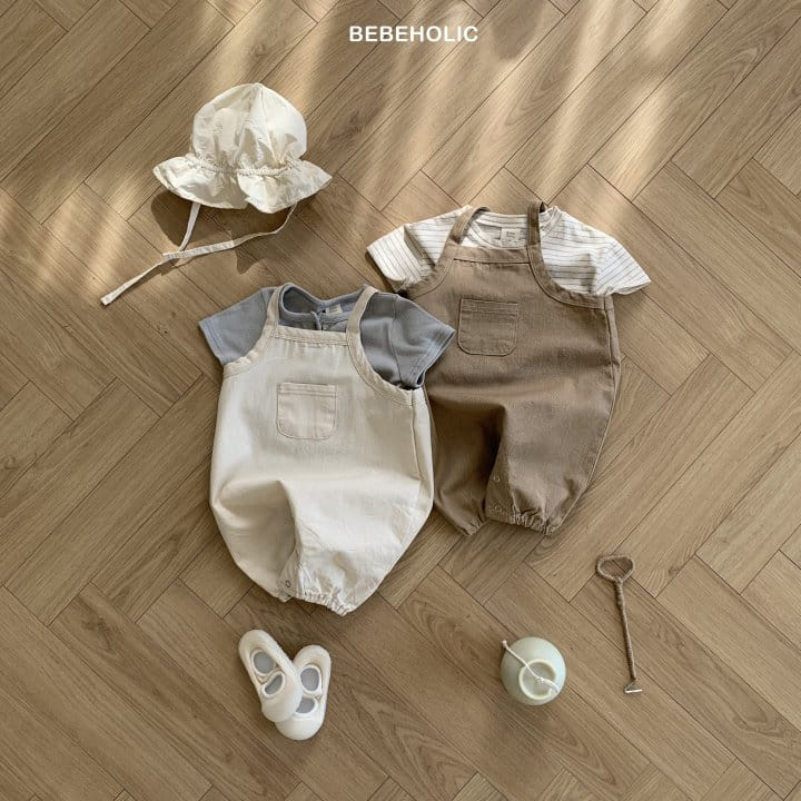 Bebe Holic - Korean Baby Fashion - #babyfashion - Twill Pocket Body Suit