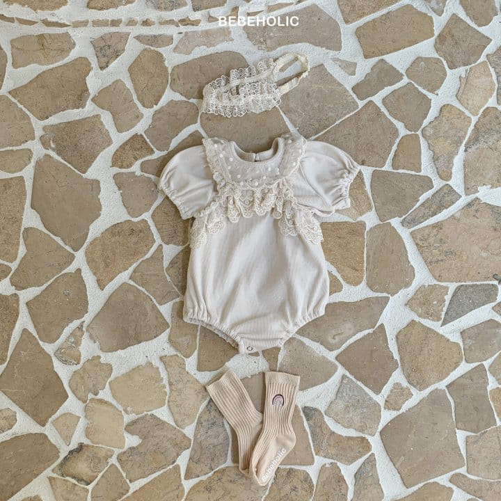 Bebe Holic - Korean Baby Fashion - #babyfashion - Dalcom Lace Body Suit - 3