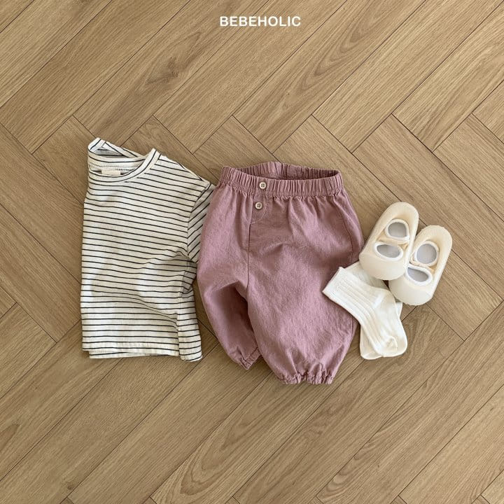 Bebe Holic - Korean Baby Fashion - #babyfever - Natural Pants - 9