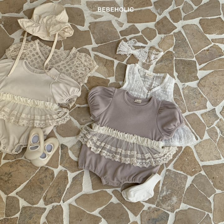 Bebe Holic - Korean Baby Fashion - #babyfever - Apron Body Suit - 6