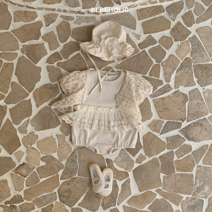 Bebe Holic - Korean Baby Fashion - #babygirlfashion - Apron Body Suit - 7