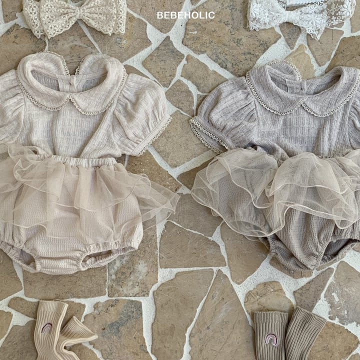 Bebe Holic - Korean Baby Fashion - #babygirlfashion - Mesh Frill Bloomers - 2