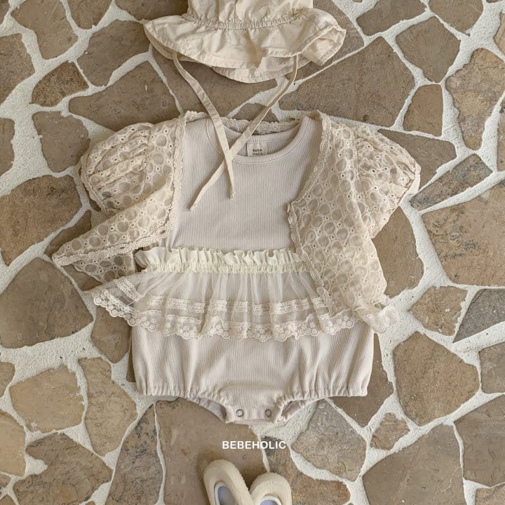 Bebe Holic - Korean Baby Fashion - #babylifestyle - Apron Body Suit - 8