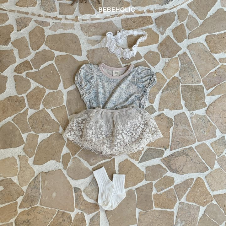 Bebe Holic - Korean Baby Fashion - #babylifestyle - Flower Body Suit - 7