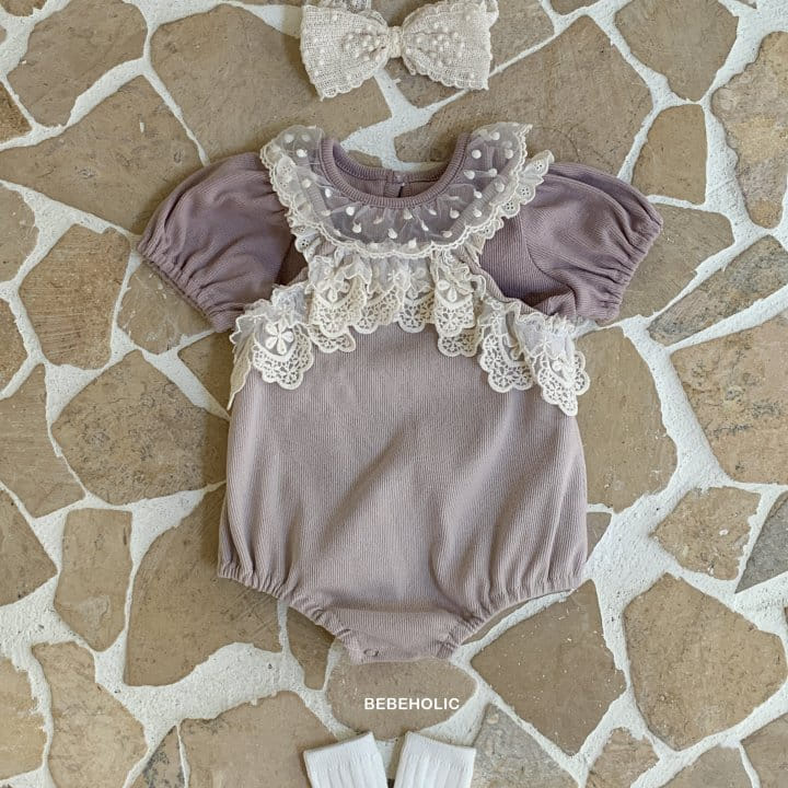 Bebe Holic - Korean Baby Fashion - #babylifestyle - Dalcom Lace Body Suit - 6