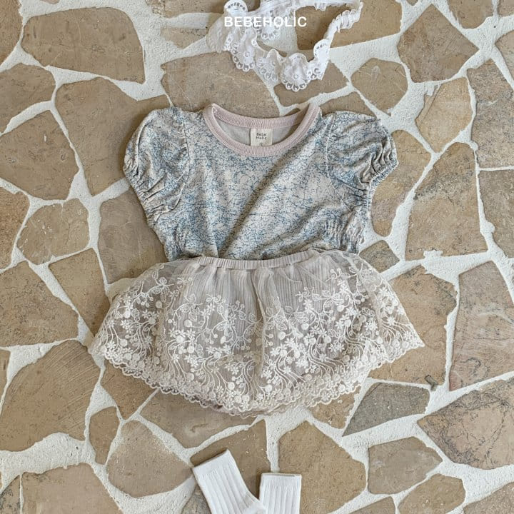 Bebe Holic - Korean Baby Fashion - #babyoninstagram - Flower Body Suit - 8