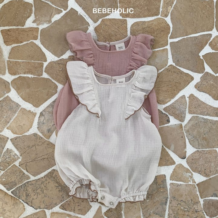 Bebe Holic - Korean Baby Fashion - #babyootd - Lily Wing Body Suit - 11