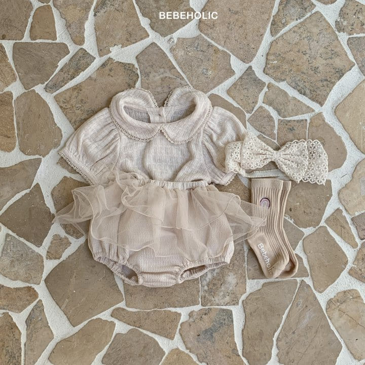 Bebe Holic - Korean Baby Fashion - #babyootd - Mesh Frill Bloomers - 5