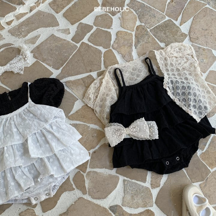 Bebe Holic - Korean Baby Fashion - #babyootd - Flower Kan Kan Body Suit - 3