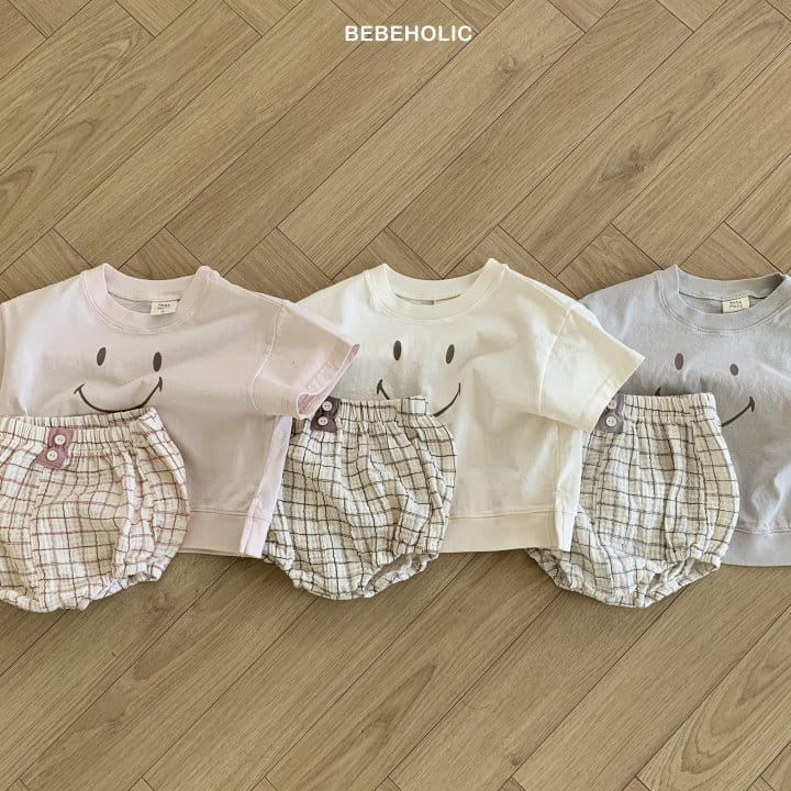 Bebe Holic - Korean Baby Fashion - #babyoutfit - Double Check Bloomers - 2