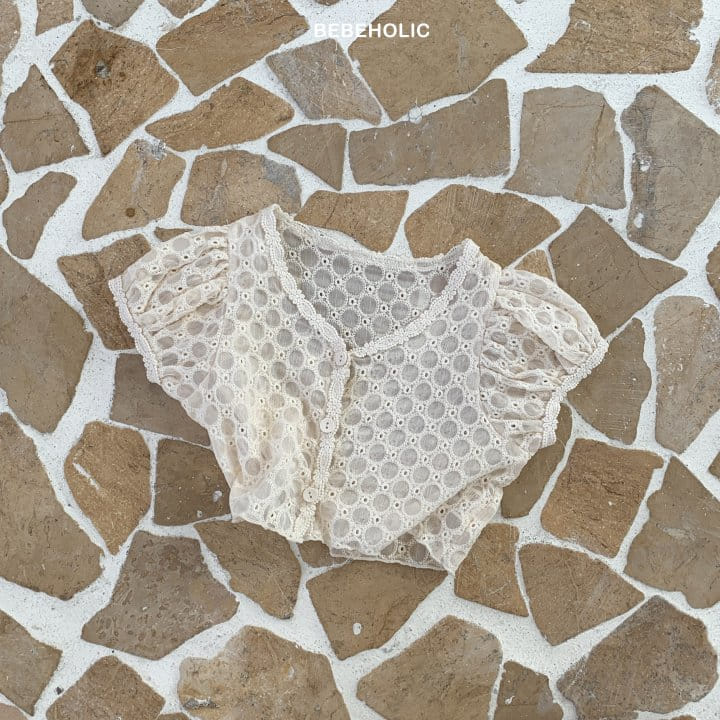 Bebe Holic - Korean Baby Fashion - #babyoutfit - Lace Cardigna - 6