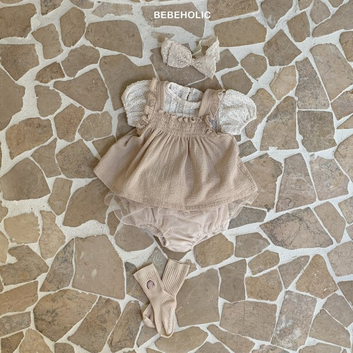 Bebe Holic - Korean Baby Fashion - #babyoutfit - Frill Smoke Blouse - 5