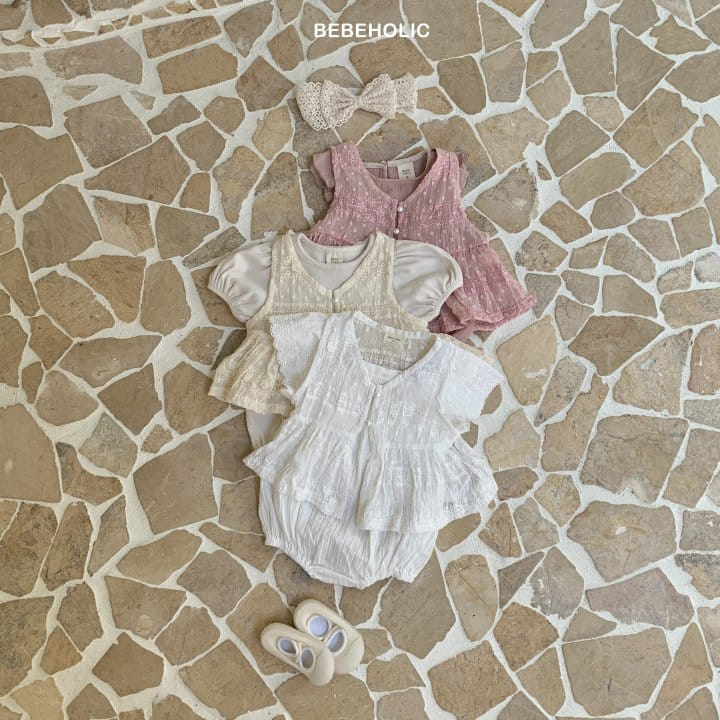 Bebe Holic - Korean Baby Fashion - #babyoutfit - Mango Chiffon Vest - 3