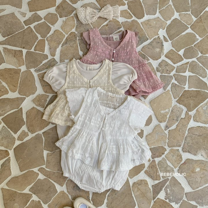 Bebe Holic - Korean Baby Fashion - #babyoutfit - Mango Chiffon Vest - 4