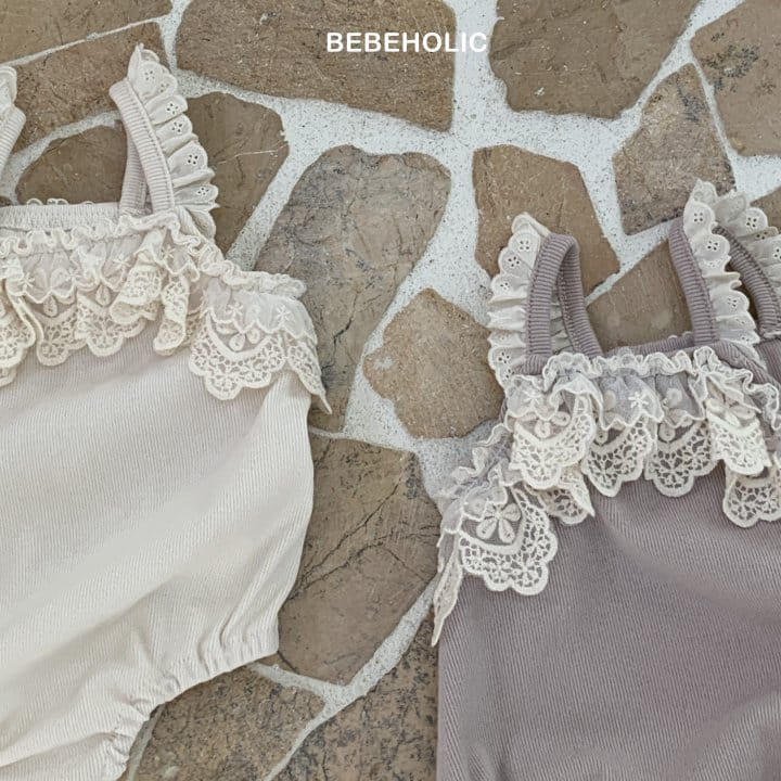 Bebe Holic - Korean Baby Fashion - #babyoutfit - Dalcom Lace Body Suit - 10