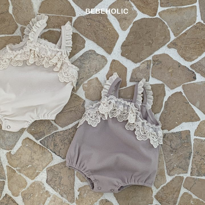 Bebe Holic - Korean Baby Fashion - #babyoutfit - Dalcom Lace Body Suit - 9