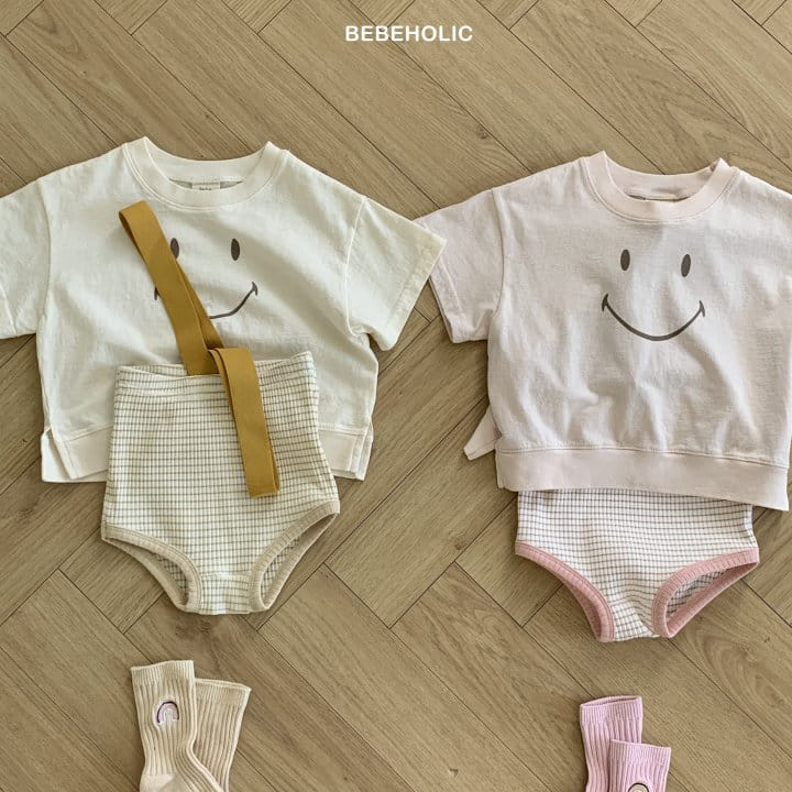 Bebe Holic - Korean Baby Fashion - #babywear - Smile Dungarees Bloomers - 2