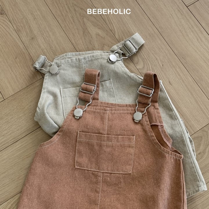 Bebe Holic - Korean Baby Fashion - #babywear - Pigment Dungarees Body Suit - 11