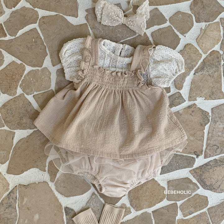 Bebe Holic - Korean Baby Fashion - #babywear - Frill Smoke Blouse - 6