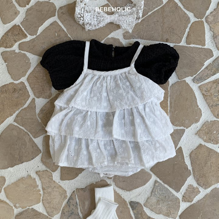 Bebe Holic - Korean Baby Fashion - #babywear - Flower Kan Kan Body Suit - 6