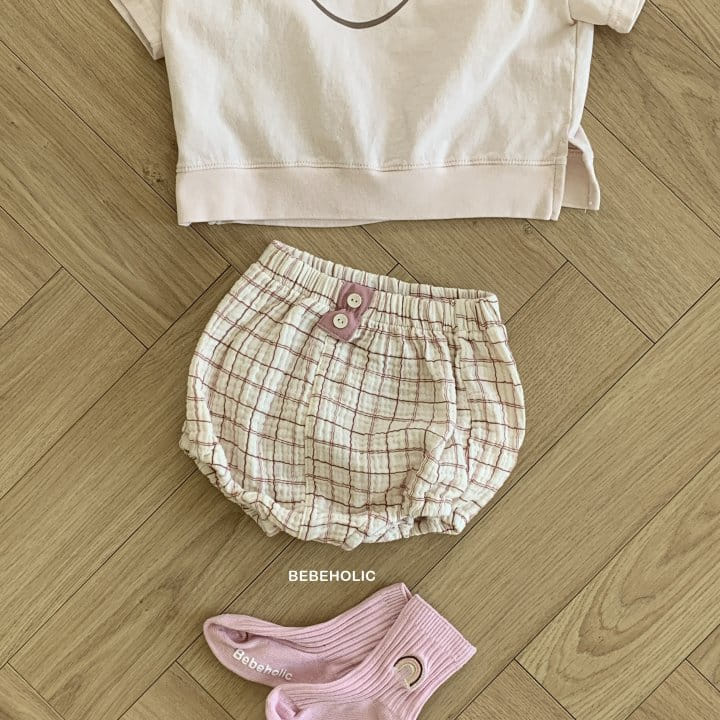 Bebe Holic - Korean Baby Fashion - #onlinebabyboutique - Double Check Bloomers - 5