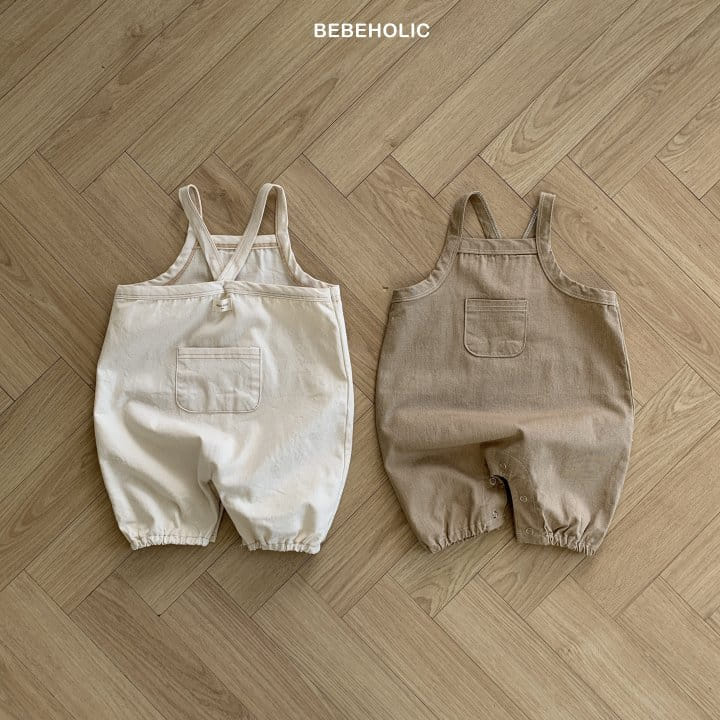 Bebe Holic - Korean Baby Fashion - #onlinebabyboutique - Twill Pocket Body Suit - 10