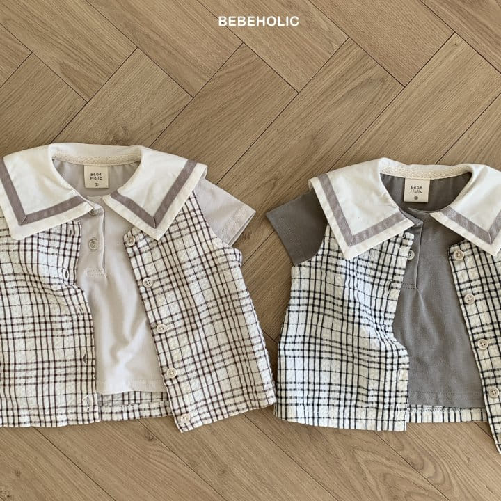 Bebe Holic - Korean Baby Fashion - #onlinebabyshop - Creamy Collar Tee - 9
