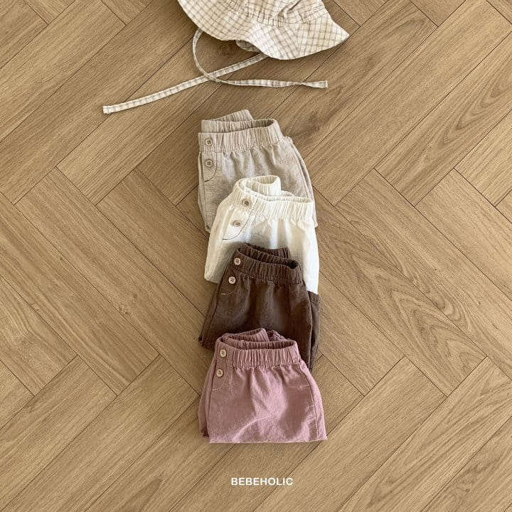 Bebe Holic - Korean Baby Fashion - #onlinebabyshop - Natural Pants - 3