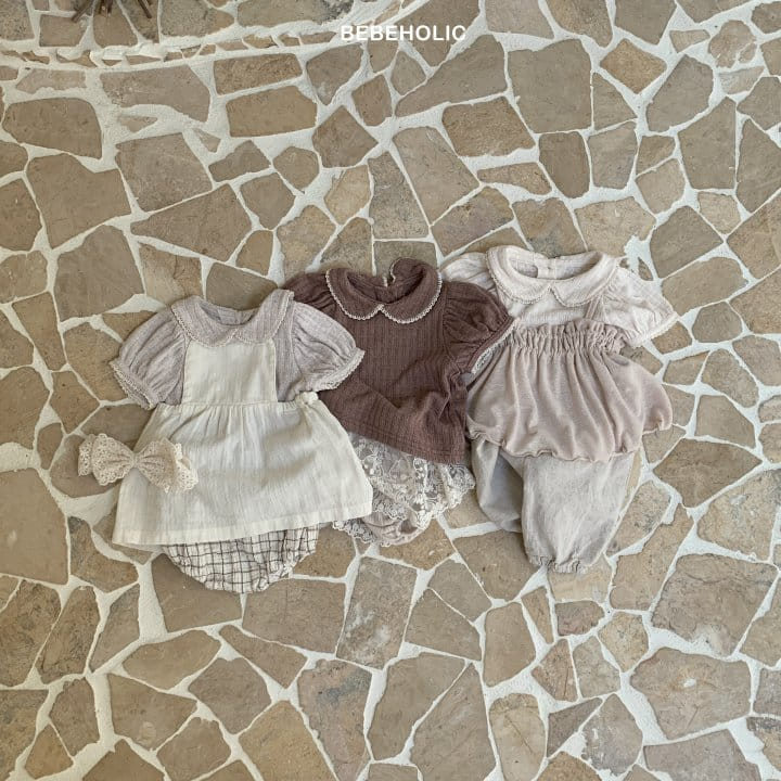 Bebe Holic - Korean Baby Fashion - #onlinebabyshop - Collar Cloud Tee