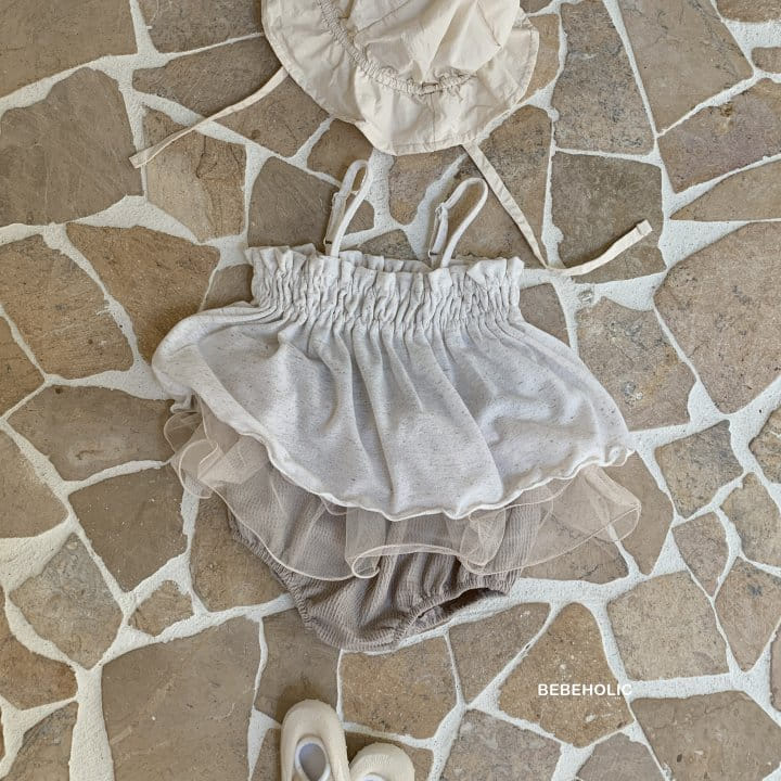 Bebe Holic - Korean Baby Fashion - #onlinebabyshop - Linen Shirring Sleeveless Tee - 9
