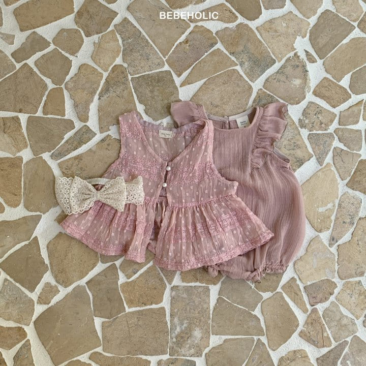 Bebe Holic - Korean Baby Fashion - #onlinebabyshop - Mango Chiffon Vest - 7