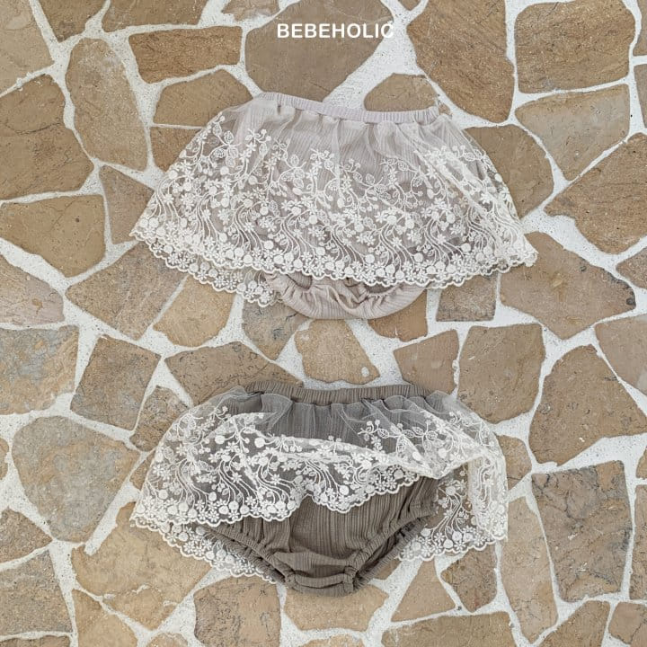 Bebe Holic - Korean Baby Fashion - #onlinebabyshop - Lily Lace Skirt - 9