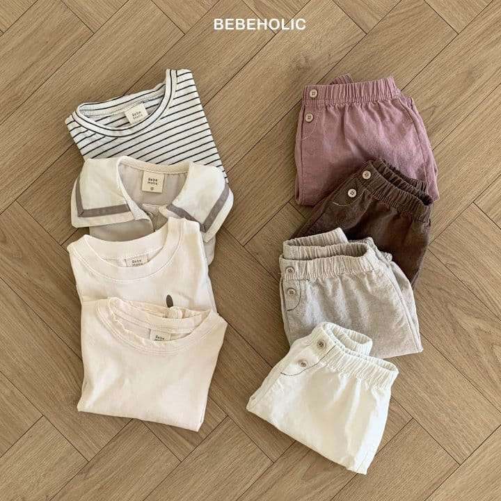Bebe Holic - Korean Baby Fashion - #onlinebabyshop - Natural Pants - 4