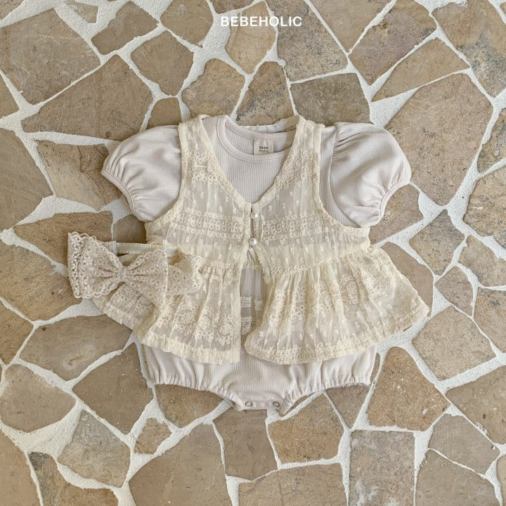 Bebe Holic - Korean Baby Fashion - #smilingbaby - Mango Chiffon Vest - 8