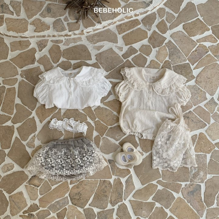 Bebe Holic - Korean Baby Fashion - #onlinebabyshop - Yuki Frill BodY Suit - 4