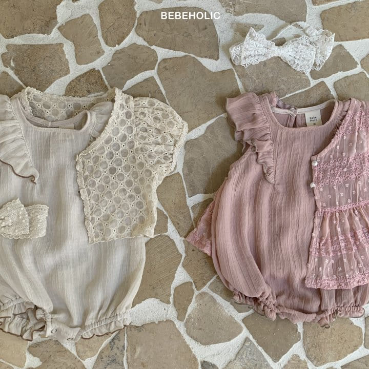 Bebe Holic - Korean Baby Fashion - #smilingbaby - Lily Wing Body Suit - 2