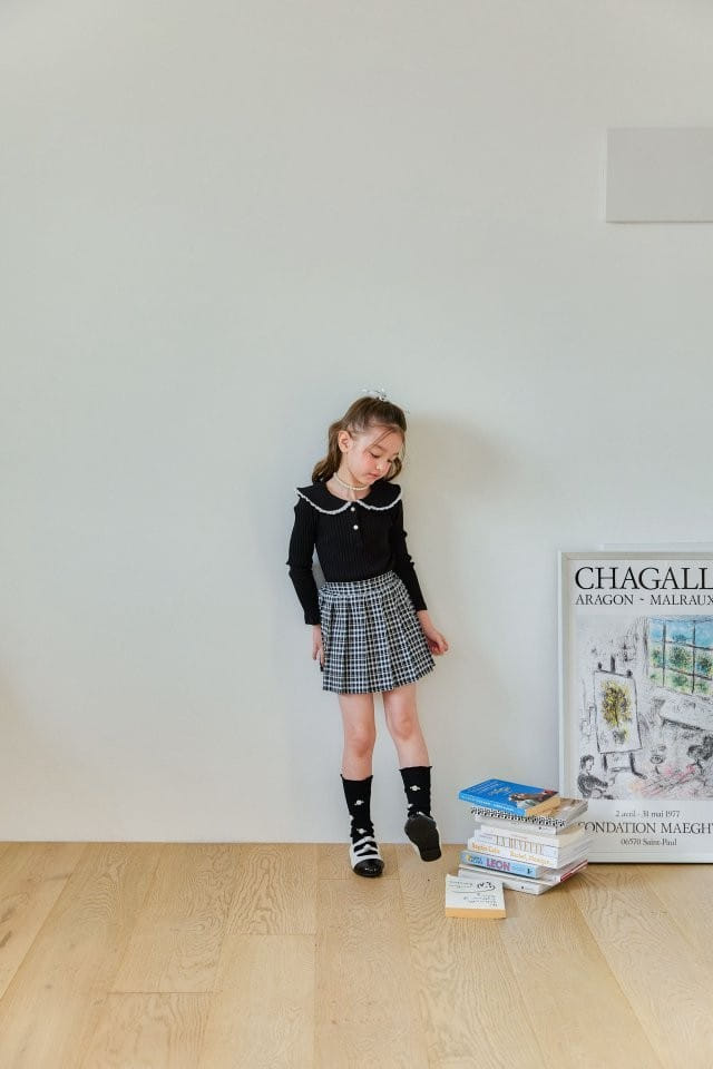 Berry Berry - Korean Children Fashion - #childrensboutique - Big Check Skirt - 10