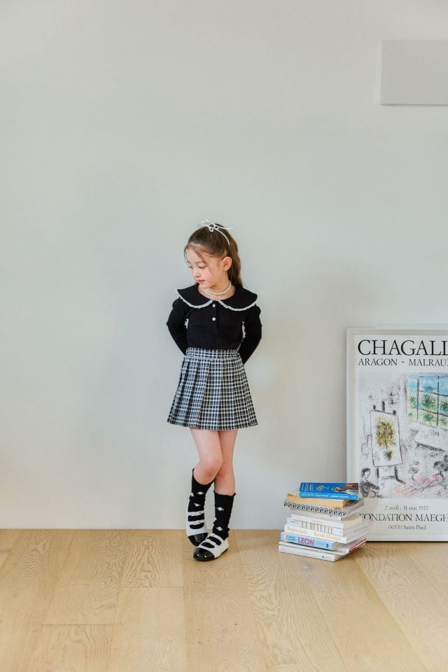 Berry Berry - Korean Children Fashion - #fashionkids - Circle Collar Tee - 8