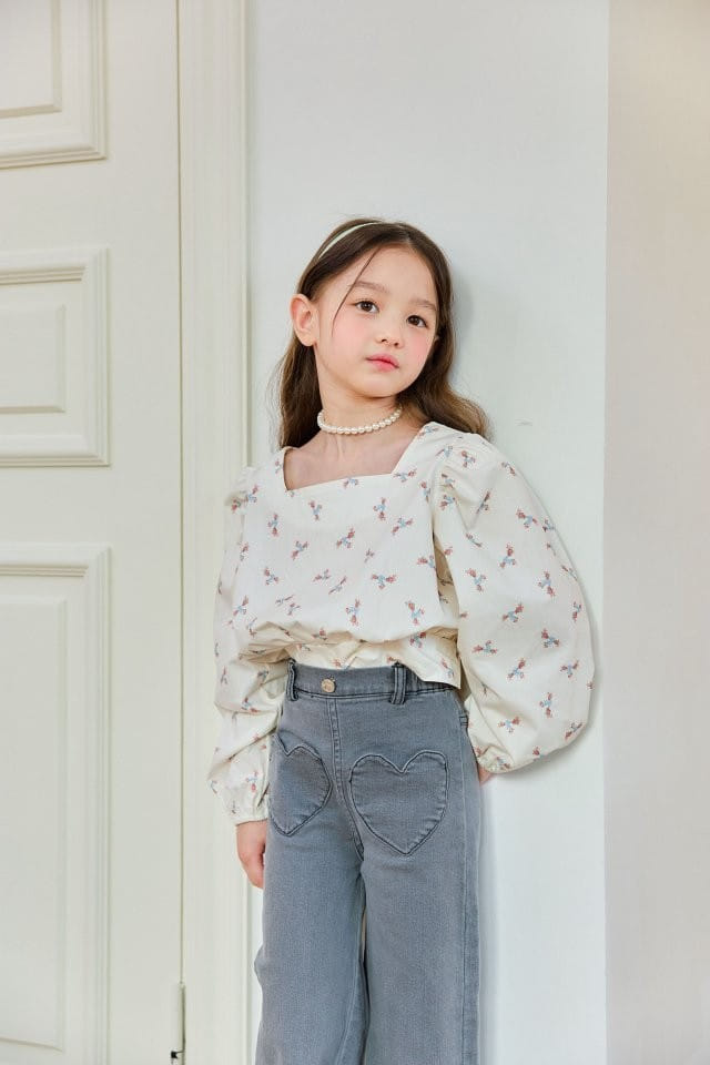 Berry Berry - Korean Children Fashion - #fashionkids - Back Ribbon Blouse