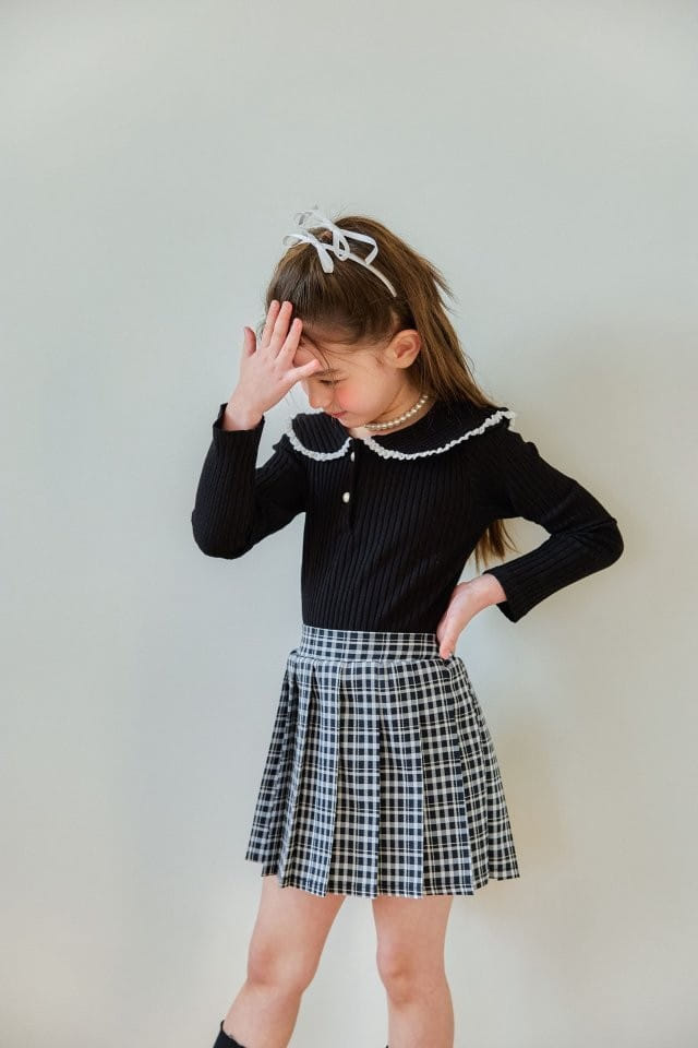 Berry Berry - Korean Children Fashion - #kidsshorts - Circle Collar Tee - 9