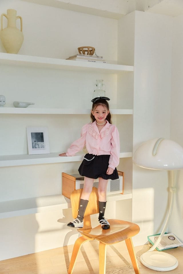 Berry Berry - Korean Children Fashion - #kidsshorts - Ballet Blouse - 3