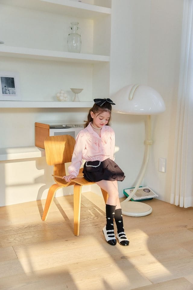 Berry Berry - Korean Children Fashion - #kidsshorts - Ballet Blouse - 4