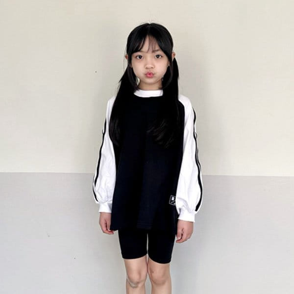 Better j - Korean Children Fashion - #childrensboutique - Raglan Line Box Tee