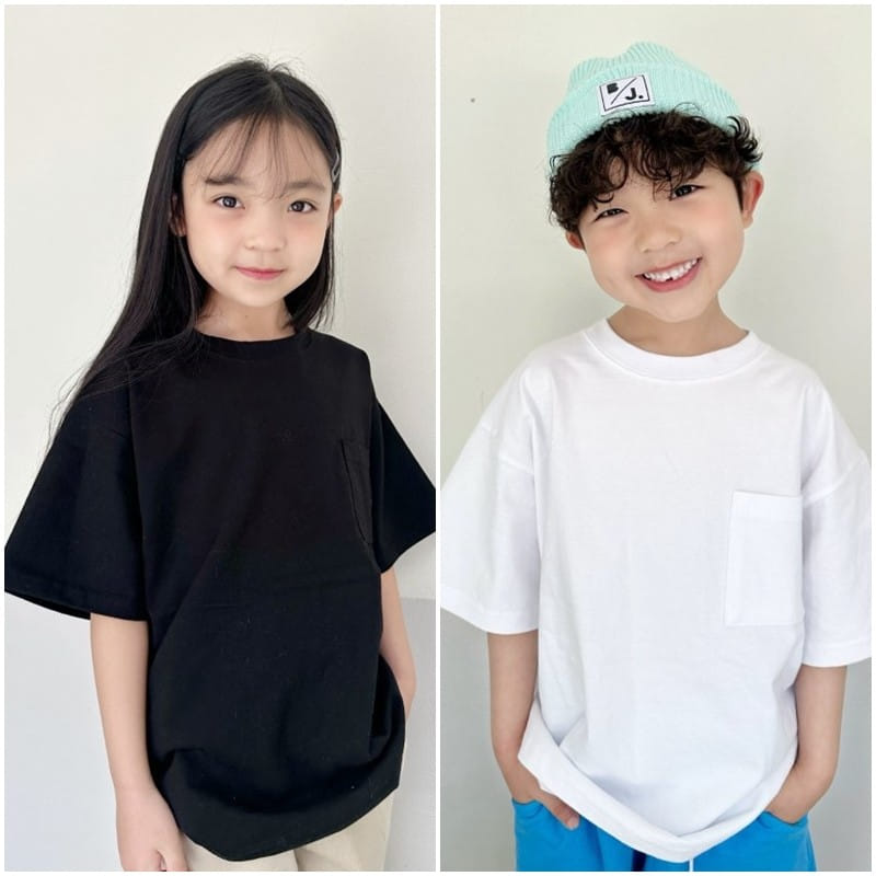 Better j - Korean Children Fashion - #discoveringself - Pocket Over Tee